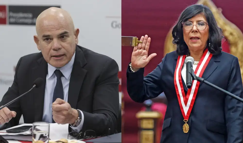 Ernesto Álvarez defendió las declaraciones de Keiko Fujimori ante las críticas de Janet Tello. Foto: composición LR Ernesto Álvarez defendió las declaraciones de Keiko Fujimori ante las críticas de Janet Tello. Foto: composición LR