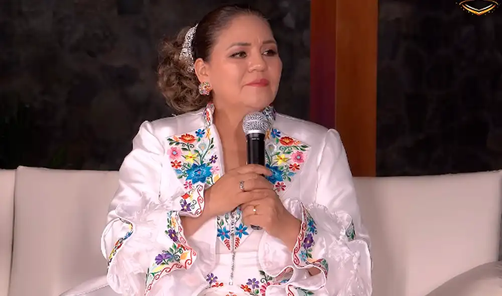 Dina Páucar pidió a otras artistas que canten sus temas, pero respetando su derecho de autora. "Tengan la gentileza de poner mi nombre", afirmó. Foto: captura/Youtube Dina Páucar pidió a otras artistas que canten sus temas, pero respetando su derecho de autora. "Tengan la gentileza de poner mi nombre", afirmó. Foto: captura/Youtube