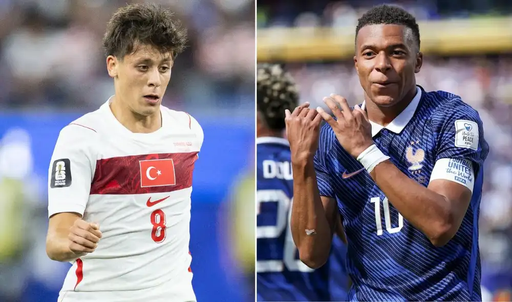 Las selecciones de Turquía y Francia se enfrentan por la UEFA Nations League. Foto: UEFA/composición LR Las selecciones de Turquía y Francia se enfrentan por la UEFA Nations League. Foto: UEFA/composición LR