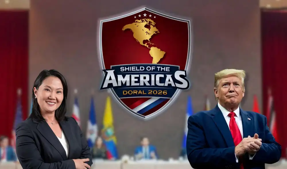 Keiko Fujimori ya participó en una primera reunión del Escudo de las Américas | Composición: LR.
