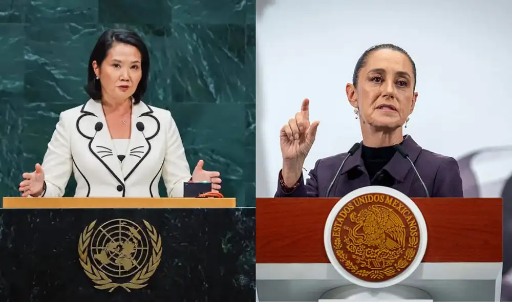 Keiko Fujimori no descarta reunirse próximamente con Claudia Sheinbaum | Composición: LR. Keiko Fujimori no descarta reunirse próximamente con Claudia Sheinbaum | Composición: LR.
