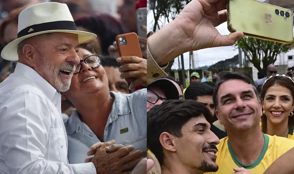 Un sondeo de Datafolha publicado el 24 de septiembre registró 40% para Lula y 36% para Flávio Bolsonaro en primera vuelta Un sondeo de Datafolha publicado el 24 de septiembre registró 40% para Lula y 36% para Flávio Bolsonaro en primera vuelta