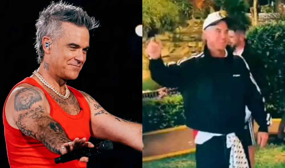 Robbie Williams dejó a alrededor de 30 mil peruanos esperando su gran show. / Composición LR /Instagram Robbie Williams dejó a alrededor de 30 mil peruanos esperando su gran show. / Composición LR /Instagram