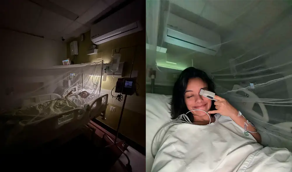 Jely Reátegui cuenta su experiencia en cuidados intermedios luego de contraer dengue. / Composición LR/ Instagram Jely Reátegui cuenta su experiencia en cuidados intermedios luego de contraer dengue. / Composición LR/ Instagram