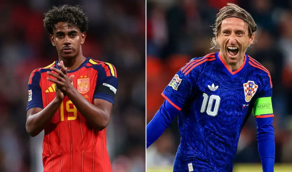 España y Croacia se enfrentan en la UEFA Nations League. Foto: UEFA/composición LR España y Croacia se enfrentan en la UEFA Nations League. Foto: UEFA/composición LR