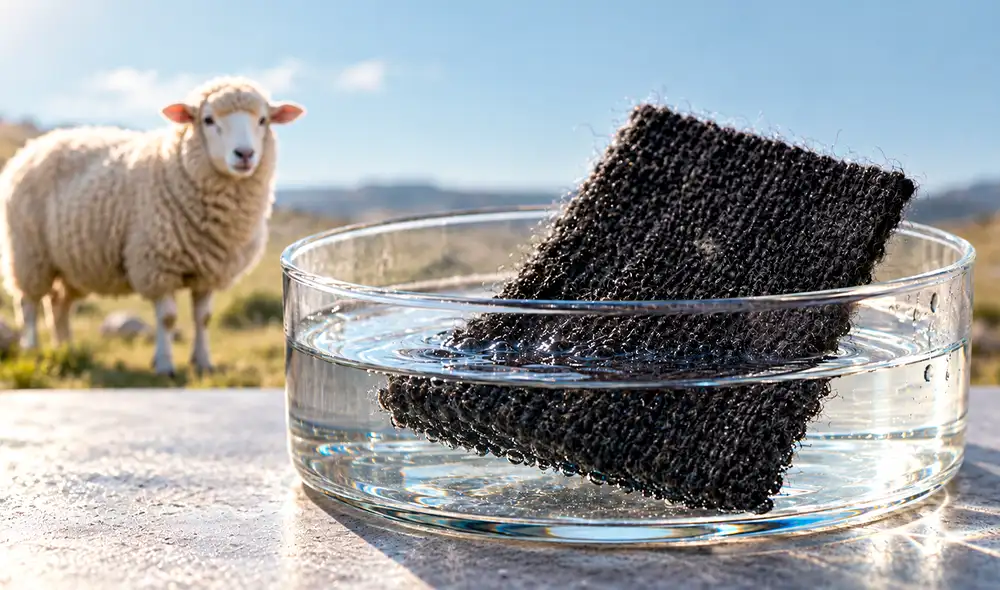 Un equipo de la Universidad de Cornell ha desarrollado un método innovador para desalinizar agua de mar utilizando luz solar y lana de oveja, buscando sustituir los procesos tradicionales complejos.