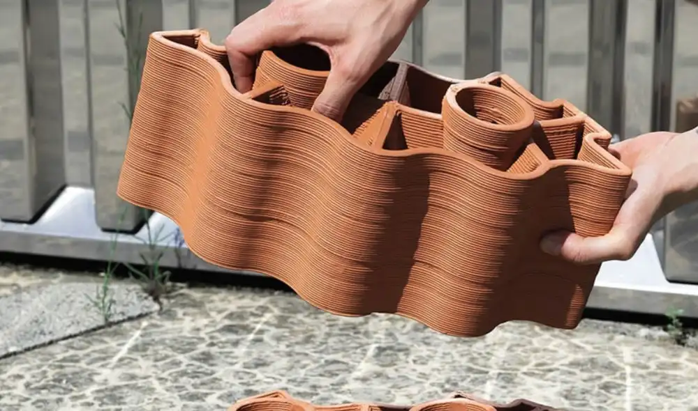 Un ladrillo impreso en 3D es capaz de controlar las temperaturas. Foto: James Dyson Awards Un ladrillo impreso en 3D es capaz de controlar las temperaturas. Foto: James Dyson Awards