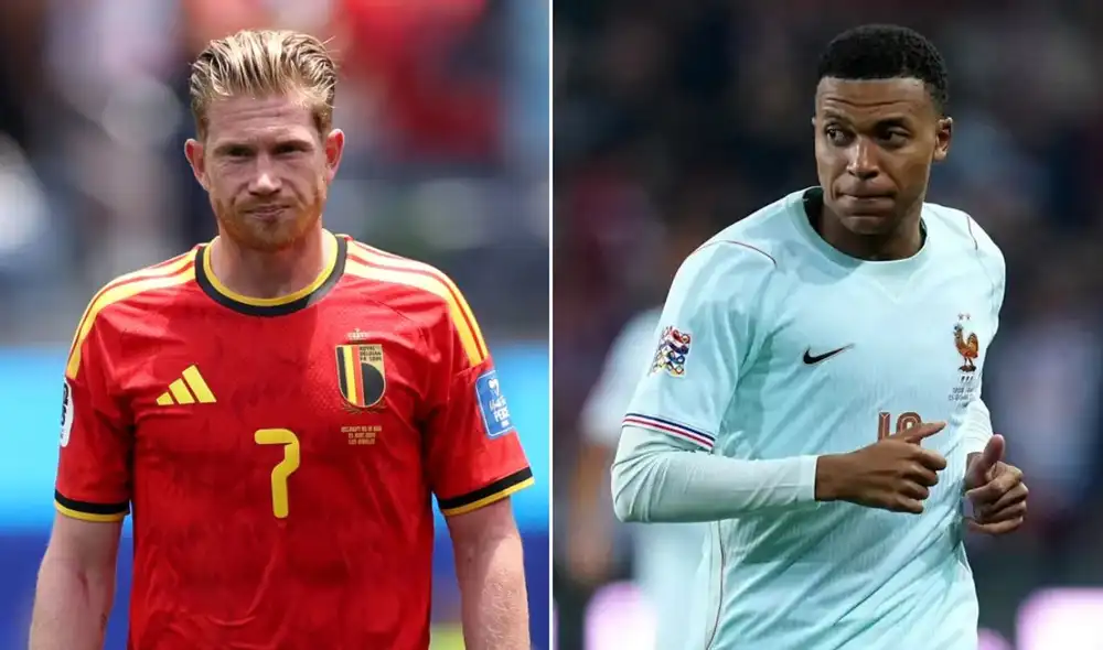 Bélgica y Francia se enfrentan por la UEFA Nations League. Foto: UEFA/composición LR