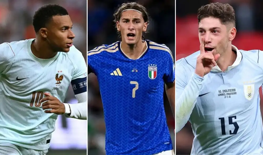 Francia, Italia y Uruguay juegan hoy en sus respectivos torneos. Foto: UEFA/CONMEBOL/composición LR Francia, Italia y Uruguay juegan hoy en sus respectivos torneos. Foto: UEFA/CONMEBOL/composición LR