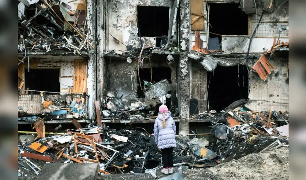 Niños ucranianos en la guerra contra Rusia