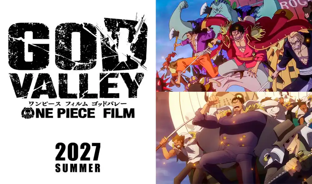 ‘One Piece Film: God Valley’  extenderá el arco de ‘Elbaph’, línea argumental en el que los personajes Gol D. Roger y   Garp deben unir sus fuerzas. /Composición LR/ Instagram