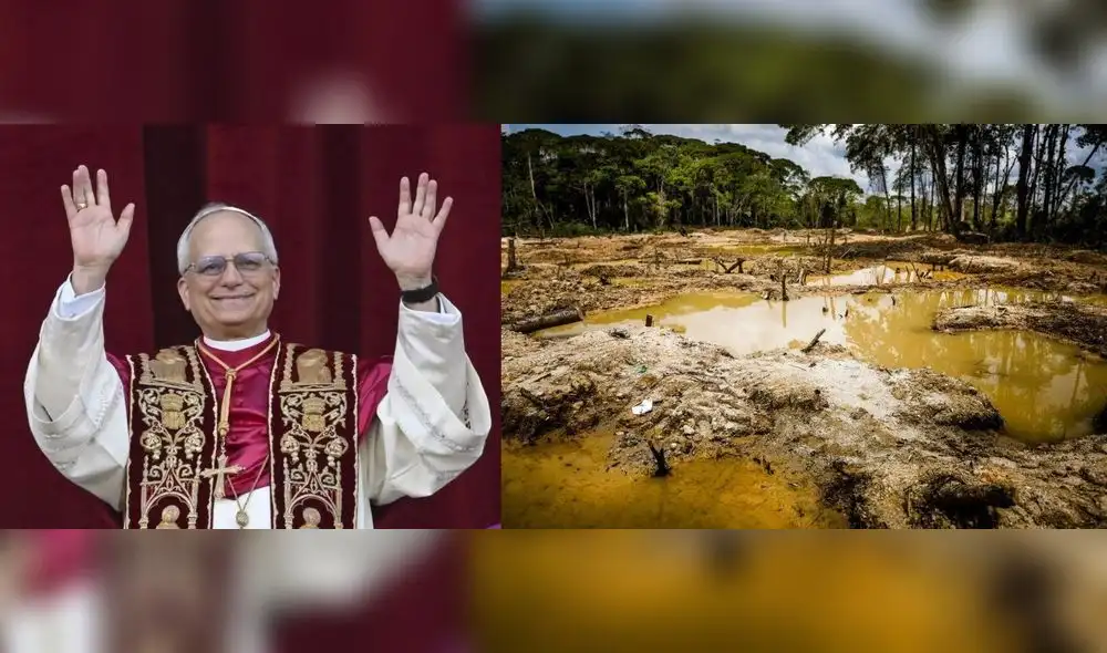 Papa León XIV verá la contaminación de la Amazonía por uso de mercurio. Papa León XIV verá la contaminación de la Amazonía por uso de mercurio.