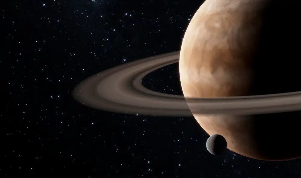 Encelado, luna helada de Saturno, despierta interés en la búsqueda de vida extraterrestre por su océano oculto y géiseres que expulsan agua y compuestos químicos. Encelado, luna helada de Saturno, despierta interés en la búsqueda de vida extraterrestre por su océano oculto y géiseres que expulsan agua y compuestos químicos.