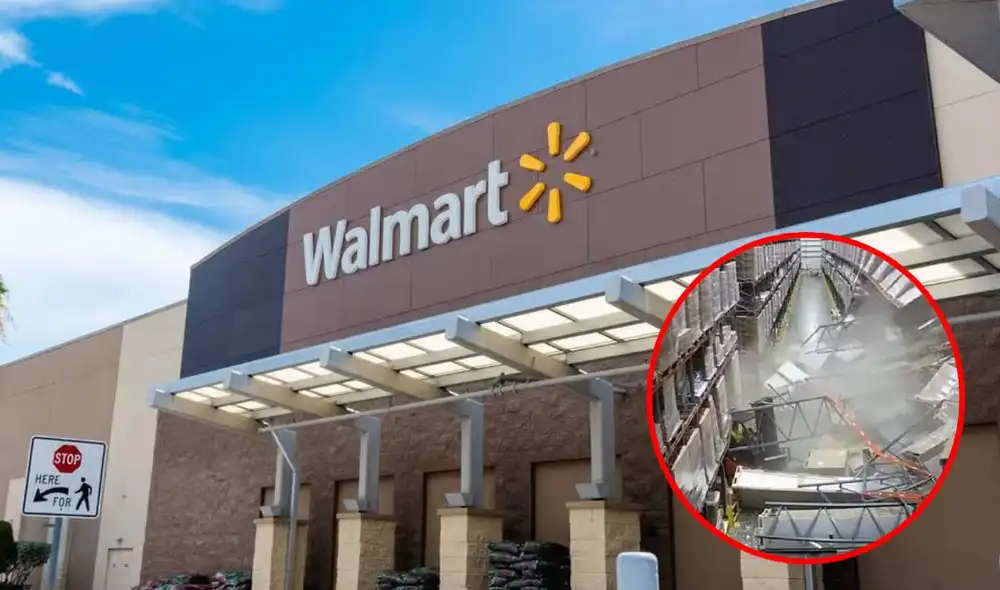 Dos trabajadores de Walmart resultaron heridos de gravedad luego de un derrumbe Dos trabajadores de Walmart resultaron heridos de gravedad luego de un derrumbe