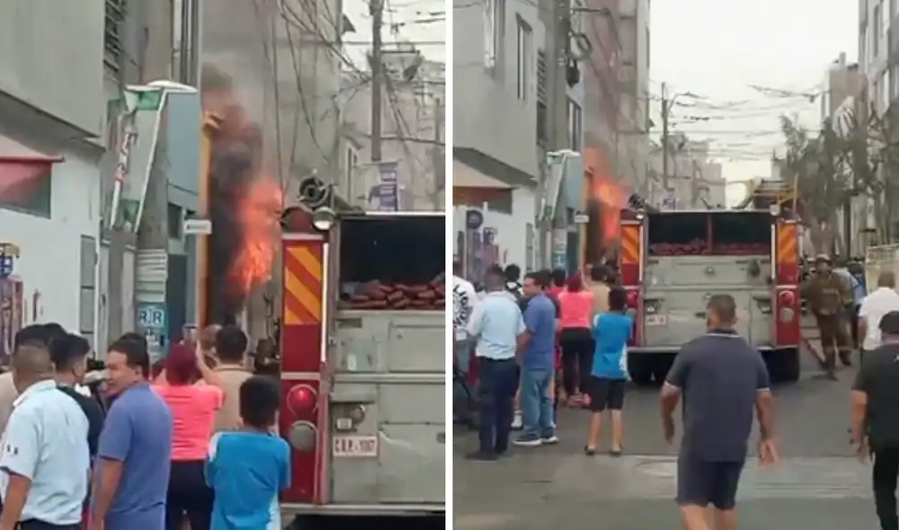 Incendio en La Victoria