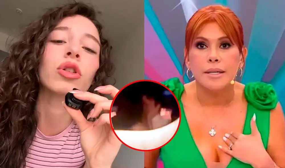 Magaly Medina se burló de Curwen luego de ampayar a su entonces prometida, Carla Campos Salazar. Foto: Composición LR/Captura/Instagram/YouTube Magaly Medina se burló de Curwen luego de ampayar a su entonces prometida, Carla Campos Salazar. Foto: Composición LR/Captura/Instagram/YouTube