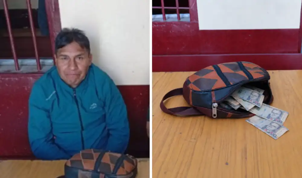 Interno fue intervenido con S/40.000 en efectivo.