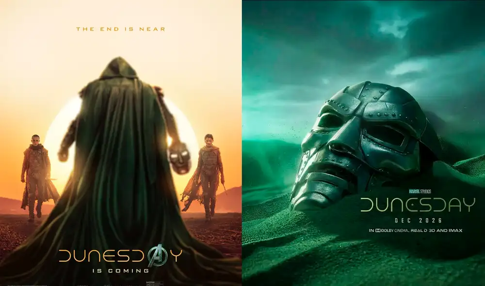 ‘Dune: Parte 3’ se posiciona sobre ‘Avengers:Doomsday’ tras obtener la exclusividad de las salas IMAX. Composición LR. Instagram ‘Dune: Parte 3’ se posiciona sobre ‘Avengers:Doomsday’ tras obtener la exclusividad de las salas IMAX. Composición LR. Instagram