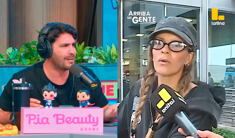 Alejandra Baigorria regresó a Lima y expresó su malestar por la parodia de Israel Dreyfus sobre su esposo Said Palao en 'Sin más que decir'. Foto: Youtube/Latina