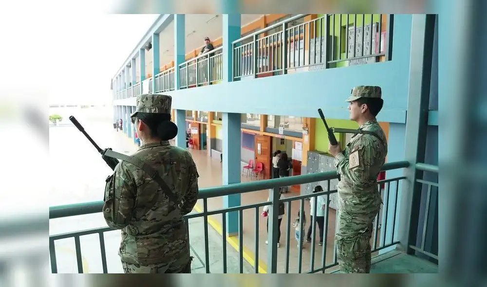 Policías y militares garantizarán la jornada electoras este domingo.
