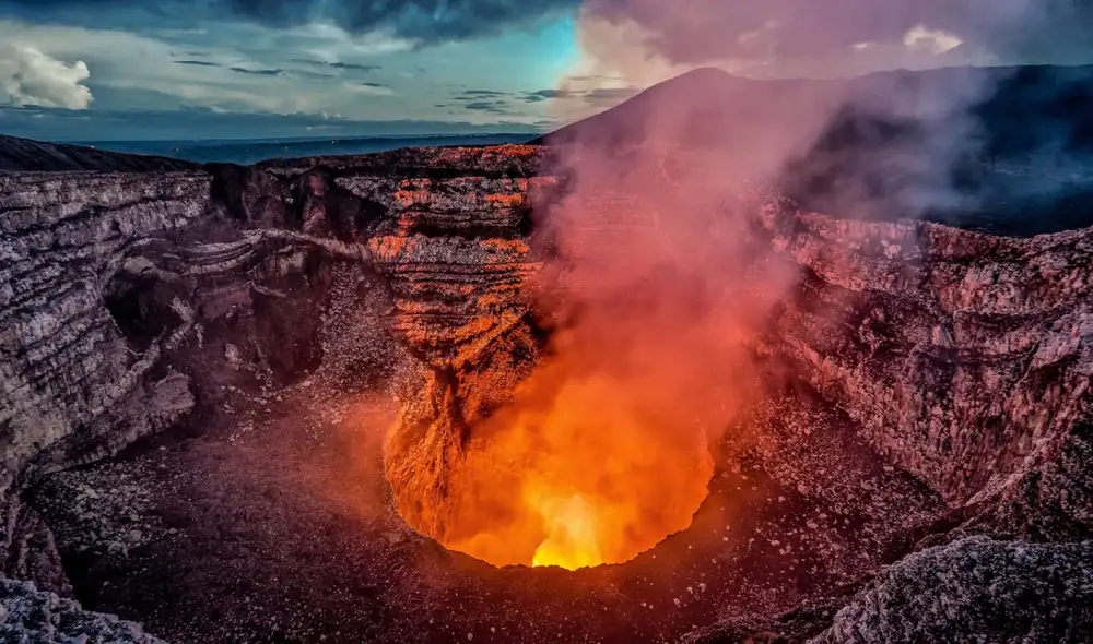 Debajo del volcán Masaya podrían existir dos depósitos de magma activos. Foto: Shutterstock Debajo del volcán Masaya podrían existir dos depósitos de magma activos. Foto: Shutterstock
