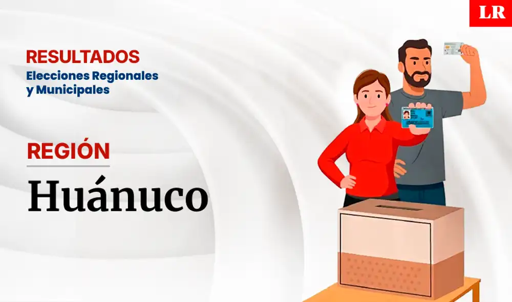 Elecciones 2026: resultados en la región de Huánuco