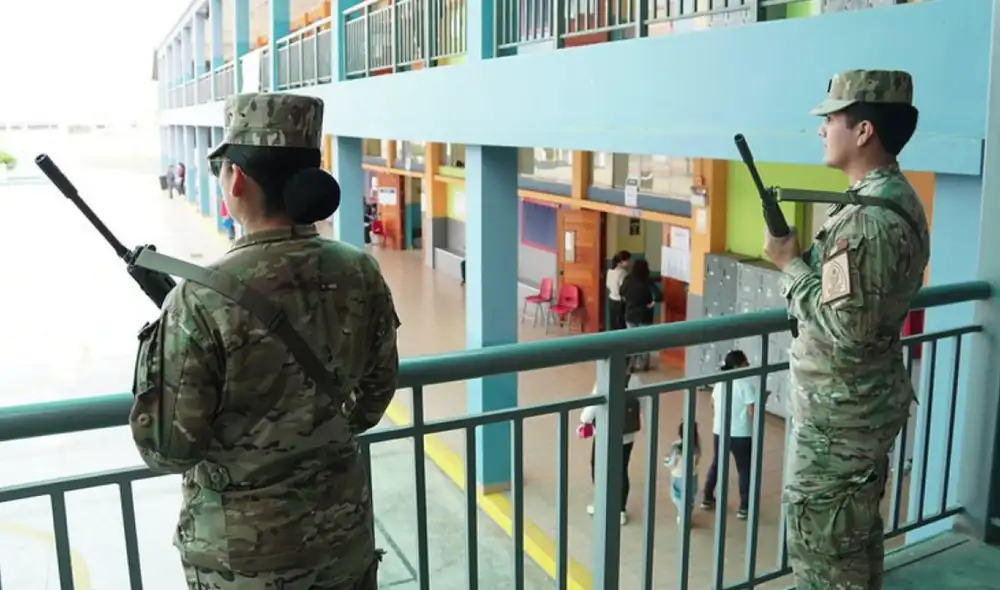 Policías y militares garantizarán la jornada electoras este domingo.