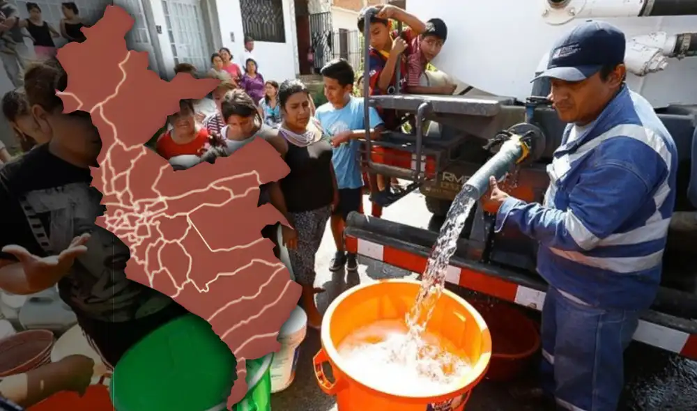Conoce los distritos donde se cortará el servicio de corte de agua este lunes 5 de octubre.