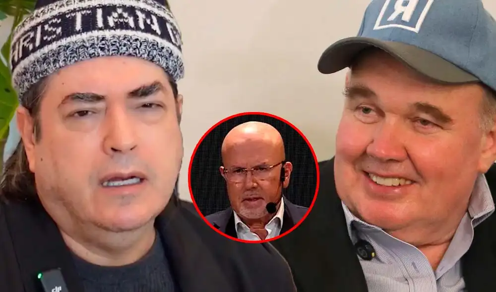 Rafael López Aliaga se refirió a Carlos Bruce como "bebita maleducada" hace unos días. Foto: Composición LR/Captura/YouTube