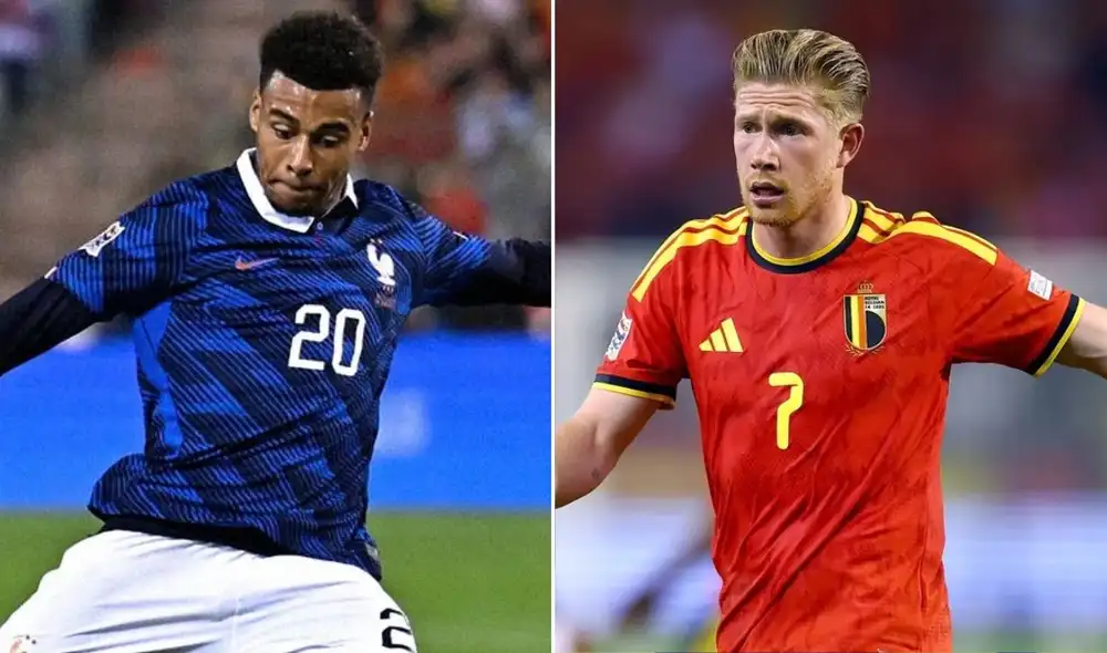 Francia y Bélgica se enfrentan en la UEFA Nations League. Foto: UEFA/composición LR