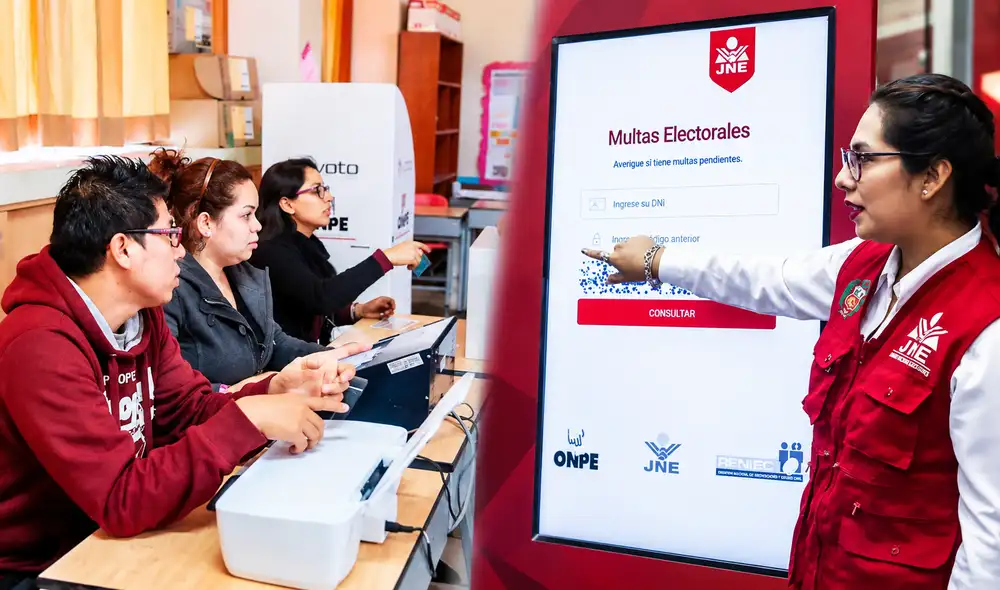 El pago de multas se puede realizar en línea a través de Págalo.pe o el portal del JNE, además de presencialmente en el Banco de la Nación y cajas habilitadas del organismo electoral. El pago de multas se puede realizar en línea a través de Págalo.pe o el portal del JNE, además de presencialmente en el Banco de la Nación y cajas habilitadas del organismo electoral.