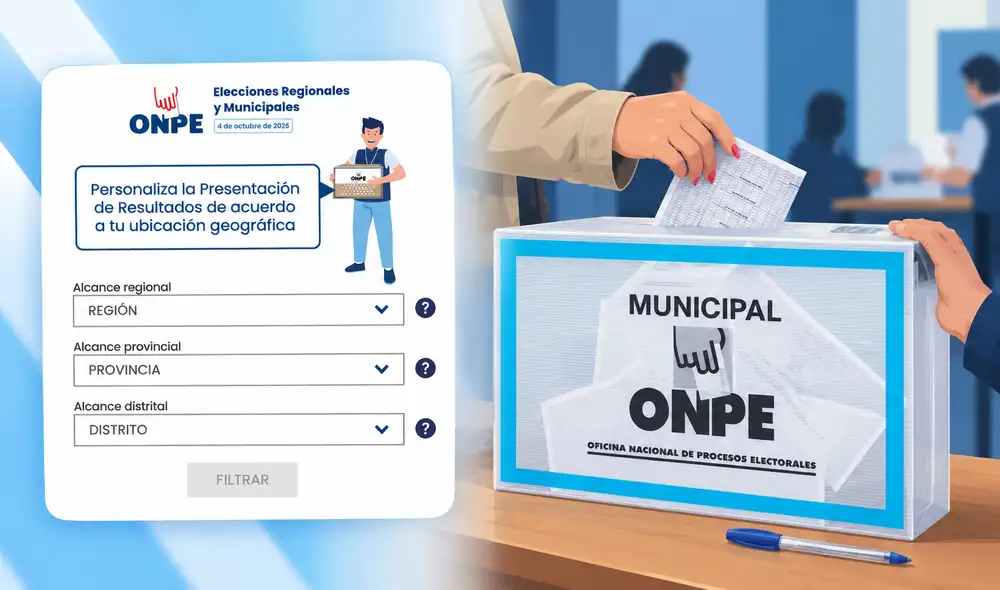 La ONPE activó su plataforma para consultar los resultados de las Elecciones Regionales y Municipales 2026, que se llevaron a cabo el 4 de octubre.