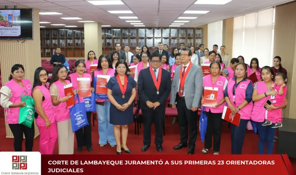 El titular de la Corte destacó que estas orientadoras serán un nexo vital entre la ciudadanía y el sistema judicial. Foto: difusión.