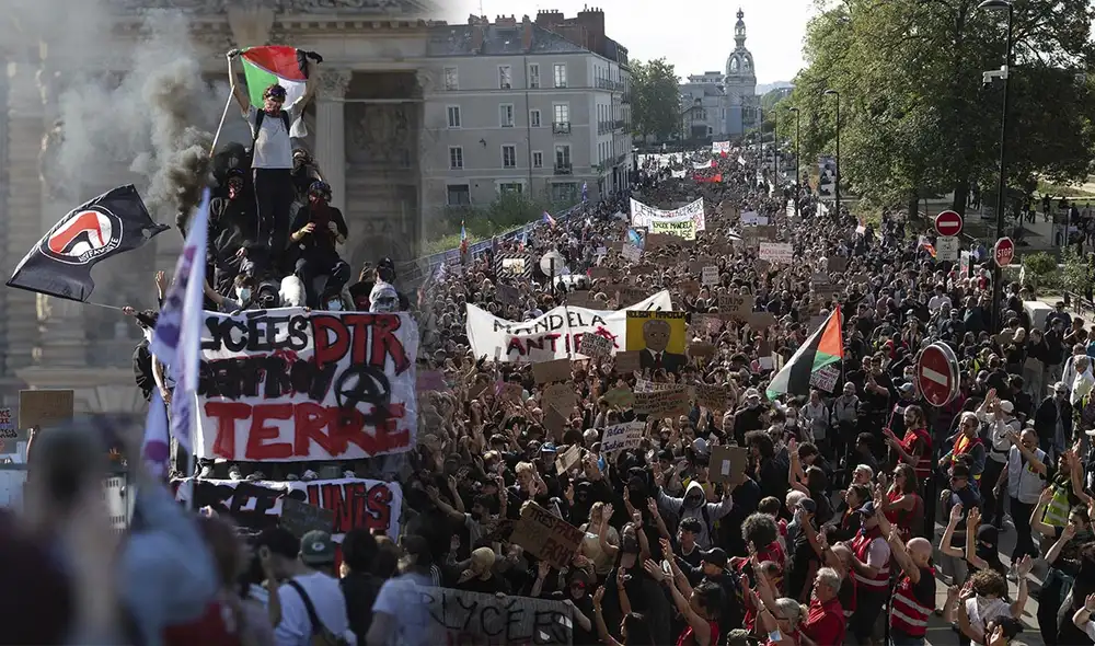 Más de 250.000 personas participaron en las manifestaciones en Francia contra recortes educativos Más de 250.000 personas participaron en las manifestaciones en Francia contra recortes educativos