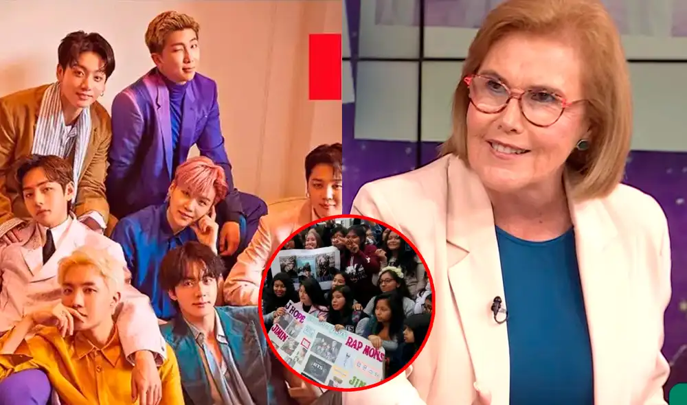 Decisión de Mónica Delta fue celebrada por las Armys en Perú. Foto: Composición LR/Captura/YouTube