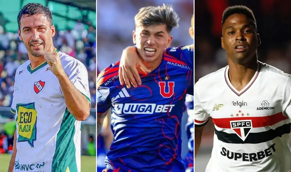Estudiantil CNI, Universidad de Chile y Sao Paulo juegan hoy en sus respectivos campeonatos. Foto: Liga 2/Liga de Chile/Brasileirao/composición LR