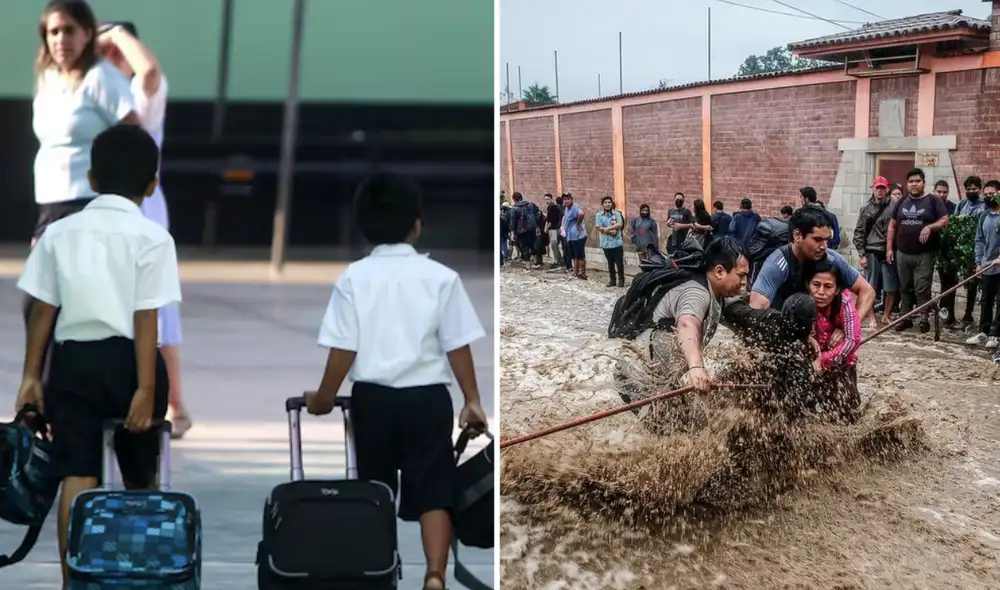 Como parte de su plan, el ministerio adquirió 1.500 aulas prefabricadas para reemplazar espacios dañados y atender a estudiantes de las zonas más críticas durante el fenómeno climático.