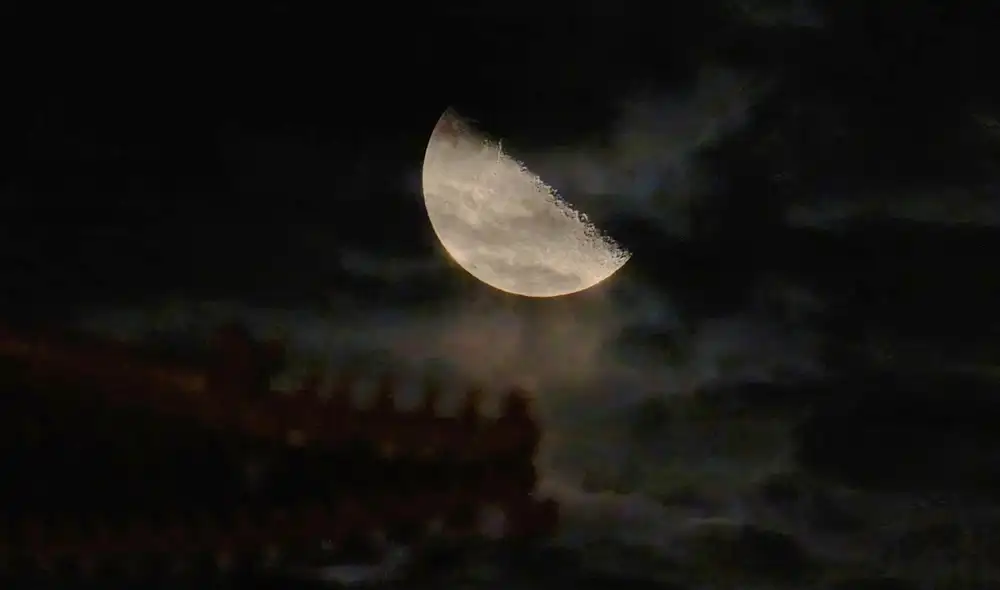 La luna tuvo en el pasado un campo magnético. Foto: Chen Hongyu La luna tuvo en el pasado un campo magnético. Foto: Chen Hongyu