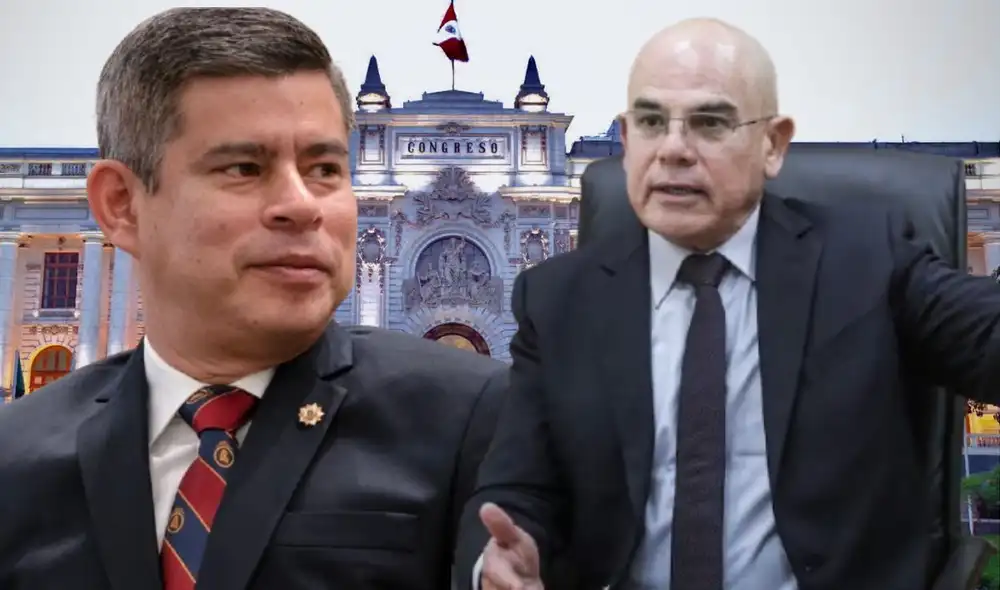 Ministros se pronuncian sobre pedido de facultades a ser debatido en Cámara Alta | Composición: LR. Ministros se pronuncian sobre pedido de facultades a ser debatido en Cámara Alta | Composición: LR.