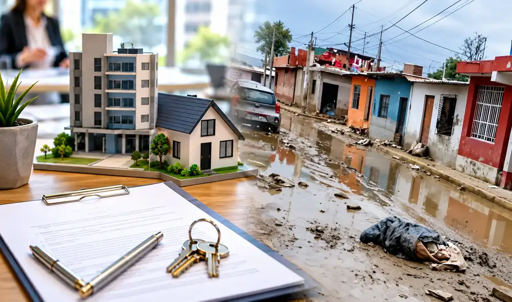 Indecopi alerta a inmobiliarias en Piura sobre la necesidad de informar claramente sobre riesgos de inundaciones asociados al fenómeno El Niño. Indecopi alerta a inmobiliarias en Piura sobre la necesidad de informar claramente sobre riesgos de inundaciones asociados al fenómeno El Niño.