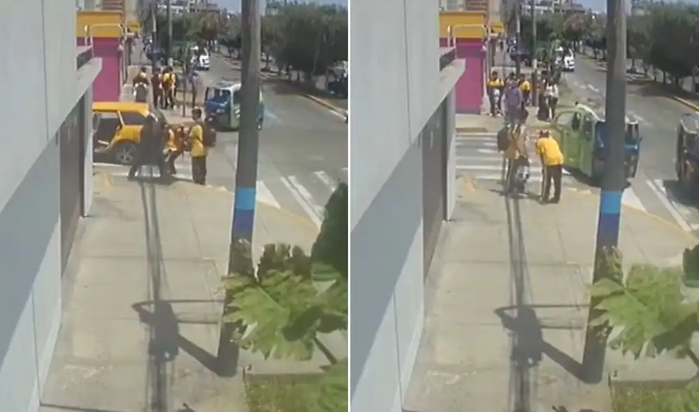 Intento de secuestro a escolar de 16 años en avenida Los Nenúfares, Callao: impactantes imágenes captadas por cámaras de seguridad