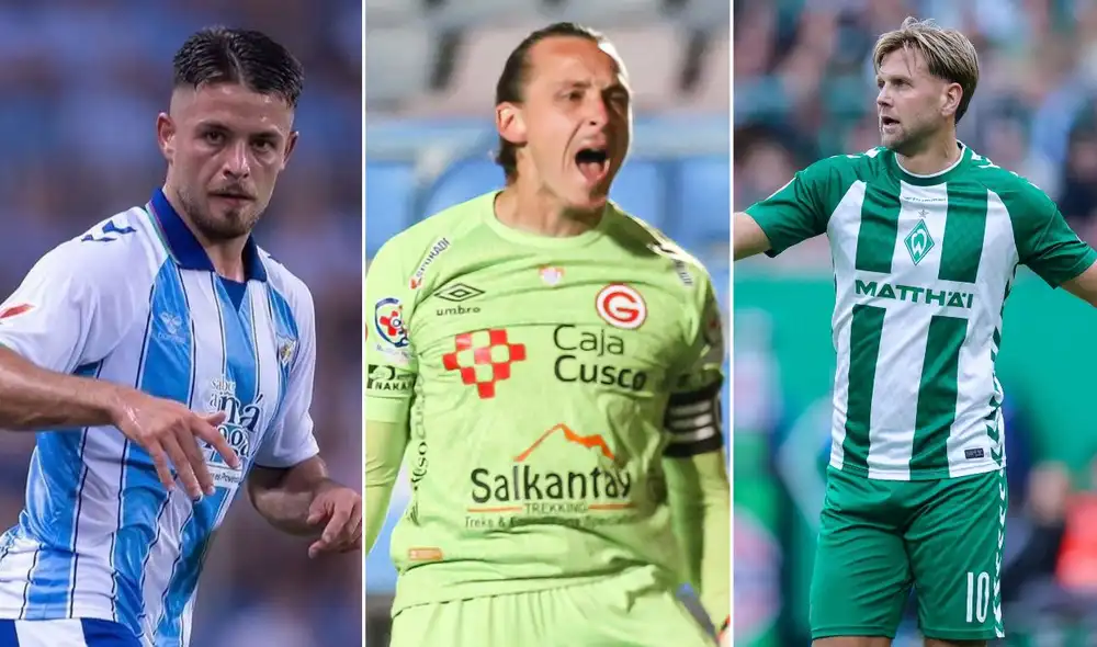 Málaga, Deportivo Garcilaso y Werder Bremen juegan hoy en sus respectivos campeonatos. Foto: LaLiga/Liga 1/Bundesliga/composición LR