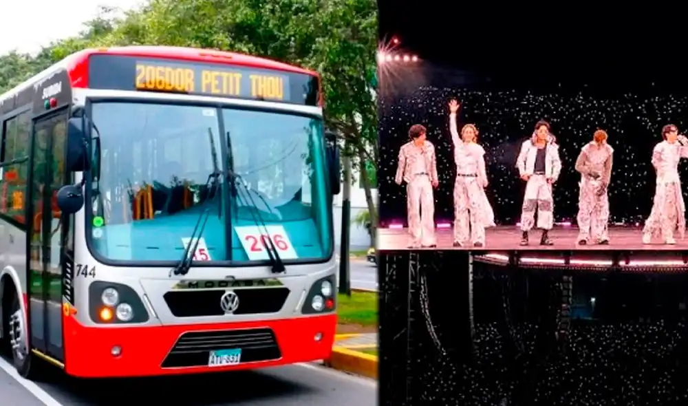 ATU informó sobre el desvío en la ruta del corredor rojo debido al concierto de la agrupación BTS