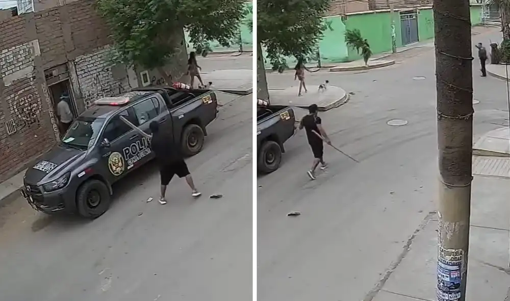 Ataque contra vehículo de la PNP y agente en Puente Piedra