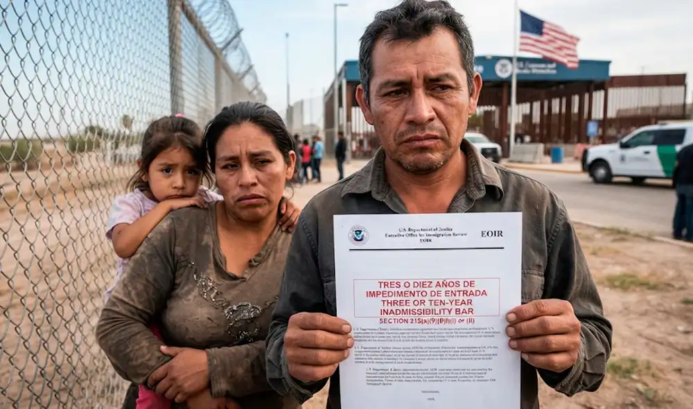 Así es el castigo de 3 y 10 años por presencia ilegal en EE.UU. Así es el castigo de 3 y 10 años por presencia ilegal en EE.UU.