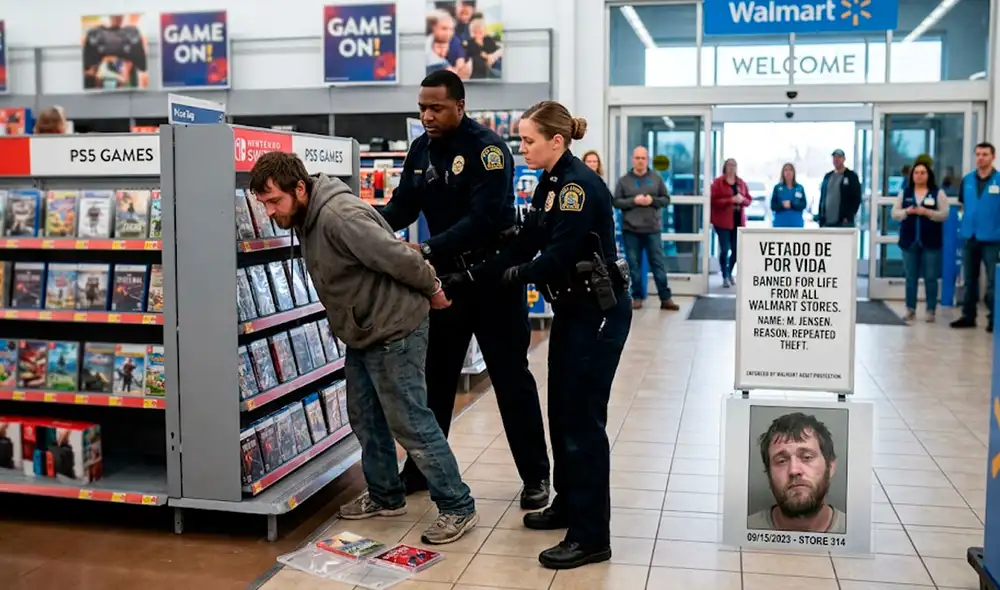 Hombre fue vetado de los Walmart de todo el país, pero al regresar terminó detenido. Hombre fue vetado de los Walmart de todo el país, pero al regresar terminó detenido.