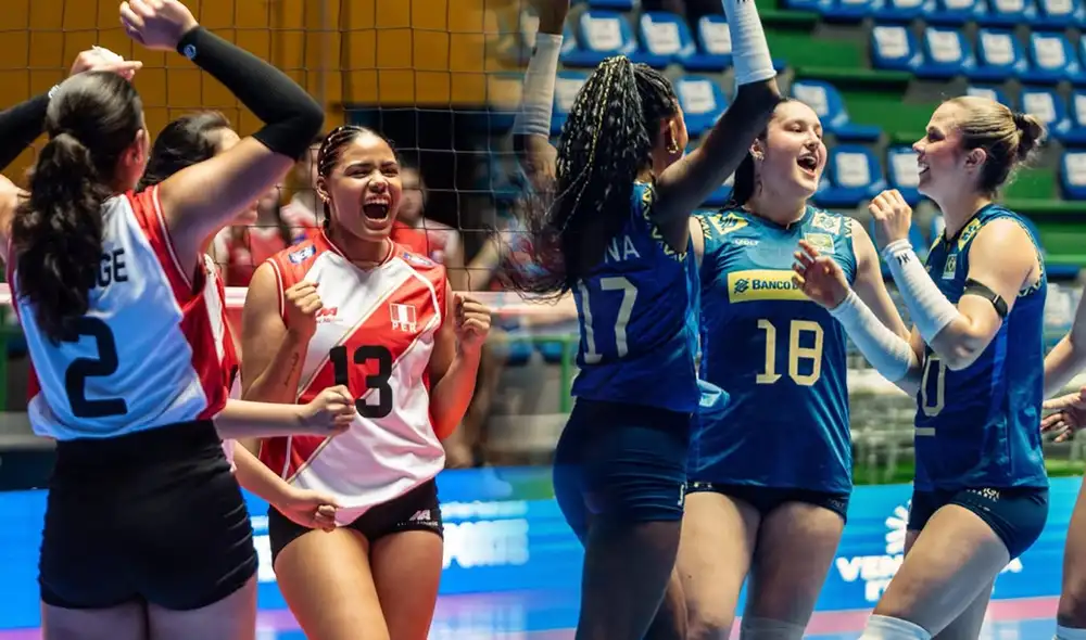Perú y Brasil juegan en Maracaibo por el pase a la final. Foto: composición LR/FPV/CBV