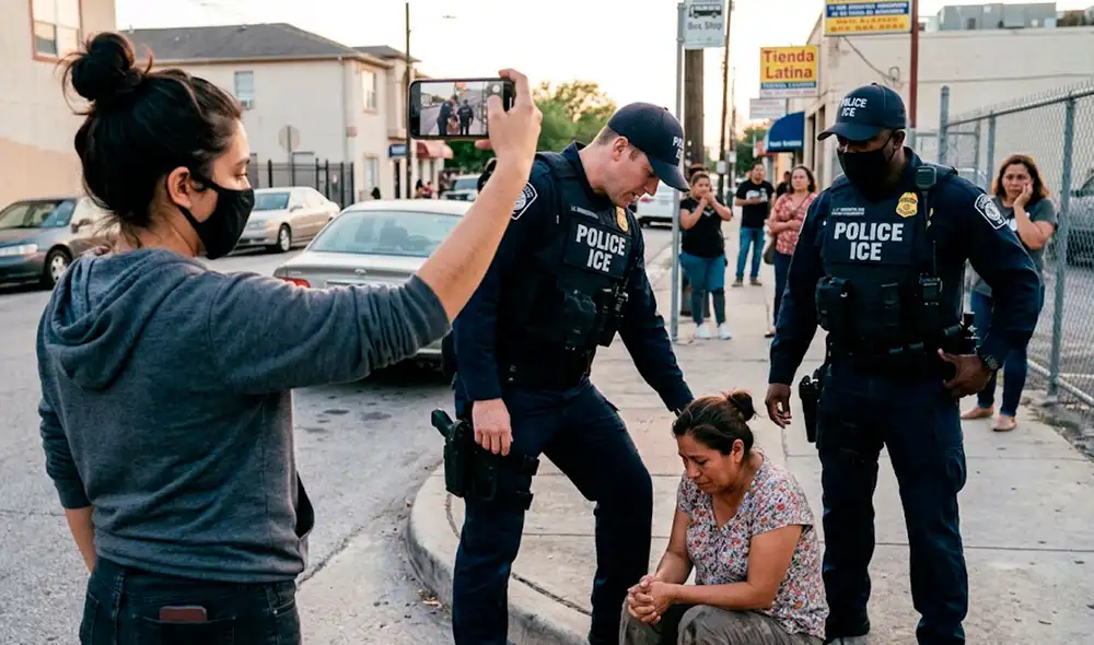 Esto debes hacer si eres testigo de una redada del ICE a un inmigrante. Esto debes hacer si eres testigo de una redada del ICE a un inmigrante.