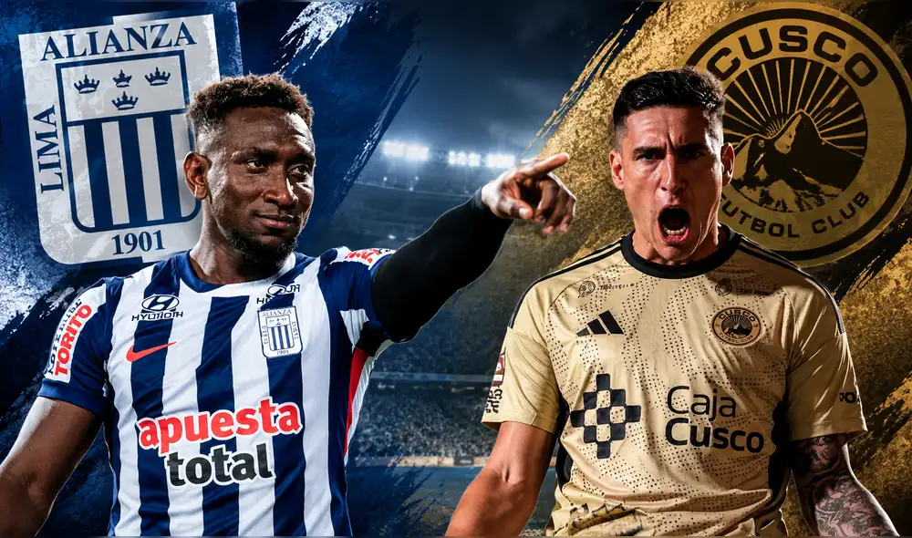 Alianza Lima y Cusco FC se enfrentan en el estadio Inca Garcilaso de la Vega. Foto: composición LR/ChatGPT Alianza Lima y Cusco FC se enfrentan en el estadio Inca Garcilaso de la Vega. Foto: composición LR/ChatGPT