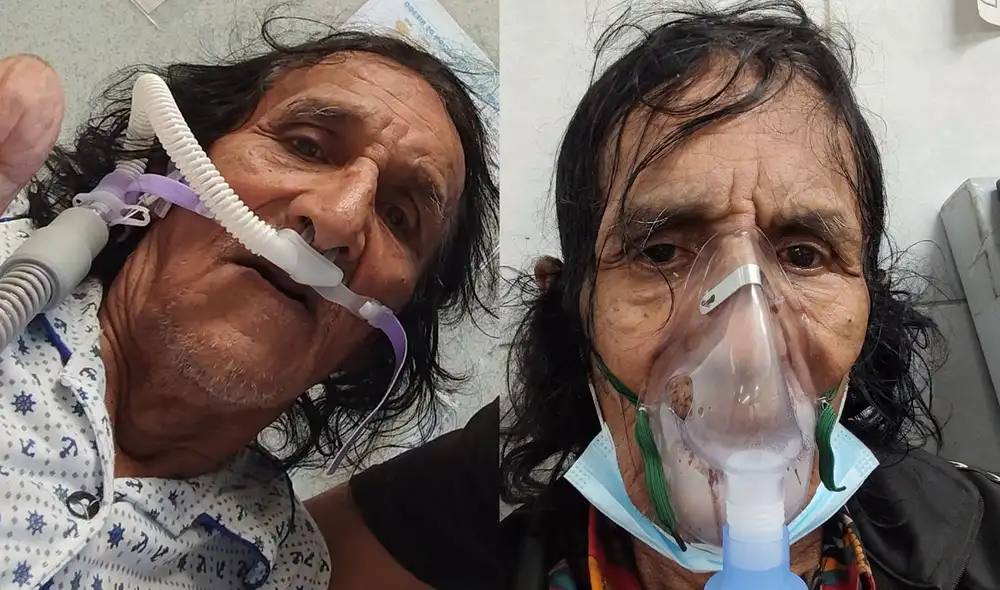 El humorista peruano José Lorenzo Zubiate se encuentra hospitalizado por fibrosis pulmonar, pero sigue haciendo reír desde el Hospital Cayetano Heredia. Fotos: TikTok.
